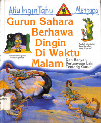 Image of Aku Ingin Tahu Mengapa Gurun Sahara Berhawa Dingin Di Waktu Malam