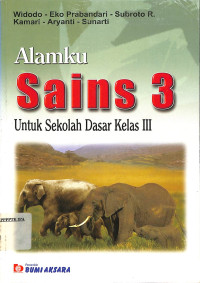 Image of Alamku Sains 3 Untuk Sekolah Dasar Kelas III