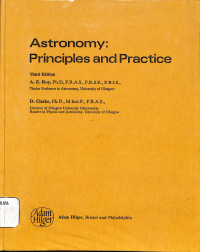 Image of ASTRONOMY : Principles and Practice