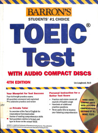 Image of BARRON'S TOEIC TEST