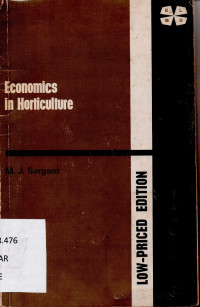 Image of Economics in Horticulture