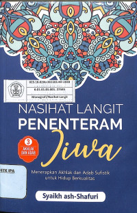 Image of Nasihat Langit Penenteram Jiwa - Menerapkan Akhlak dan Adab Sufistik untuk Hidup Berkualitas