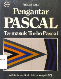 Image of PENGANTAR PASCAL TERMASUK TURBO PASCAL