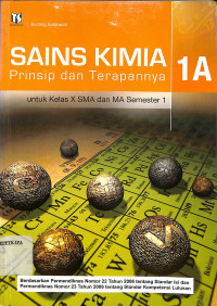 Image of SAINS KIMIA Prinsip dan terapannya 1A