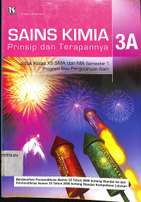 Image of Sains Kimia 
Prinsip dan Terapannya 2A
untuk Kelas XII SMA dan MA Semester 1