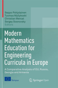 Image of Modern Mathematics Education for Engineering Curricula in Europe
