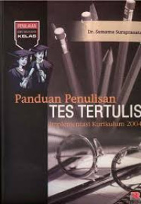 Image of panduan penulisan tes tertulis implementasi kurikulum 2004