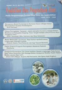Image of Pendidikan Ilmu Pengetahuan Alam (Jurnal)