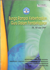 Image of Bunga Rampai Keberhasilan Guru Dalam Pembelajaran: SMK dan SLB