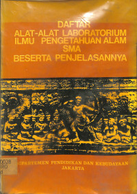 Image of DAFTAR ALAT-ALAT LABORATORIUM ILMU PENGETAHUAN ALAM SMA BESERTA PENJELASANNYA