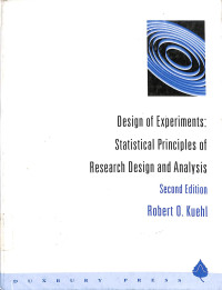 Image of Design of Experiments: Statistical Principles of Research Design and Analysis Second Edition