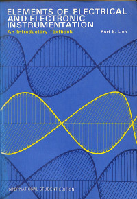 Image of Elements of Electrical and Electronic Instrumentation An Introductory Textbook