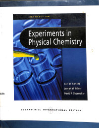 Image of Exsperiments in Physical Chemistry