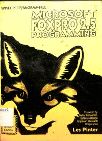 Image of Microsoft FoxPro 2.5 PROGRAMMING