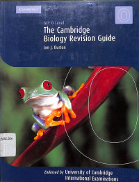 Image of GCE O level
The Cambridge Biology Revision Guide