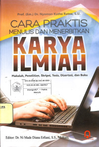 Image of Cara Praktis Menulis dan Menerbitkan Karya Ilmiah
(Makalah, Penelitian, skripsi, tesis, disertasi dan Buku)