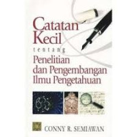 Image of catatan kecil tentangan penelitian dan pengembangan ilmu pengetahuan