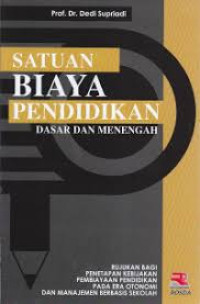 Image of Satuan Biaya Pendidikan Dasar dan Menengah