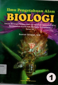 Image of ilmu pengetahuan alam biologi SMP/MTS kelas VII jilid 1